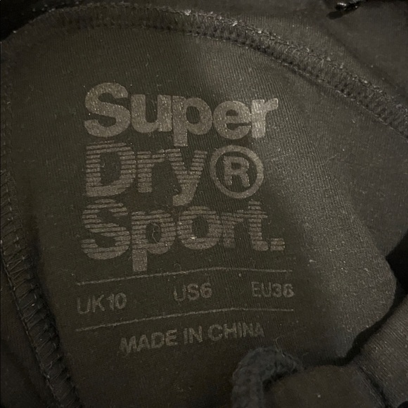 Superdry Black Joggers - Picture 6 of 6